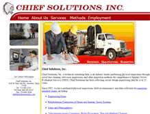 Tablet Screenshot of chiefsolutionsinc.com